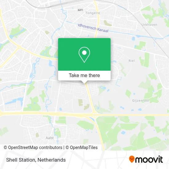 Shell Station map