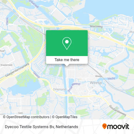 Dyecoo Textile Systems Bv map