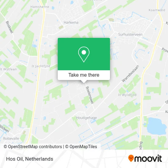Hos Oil map