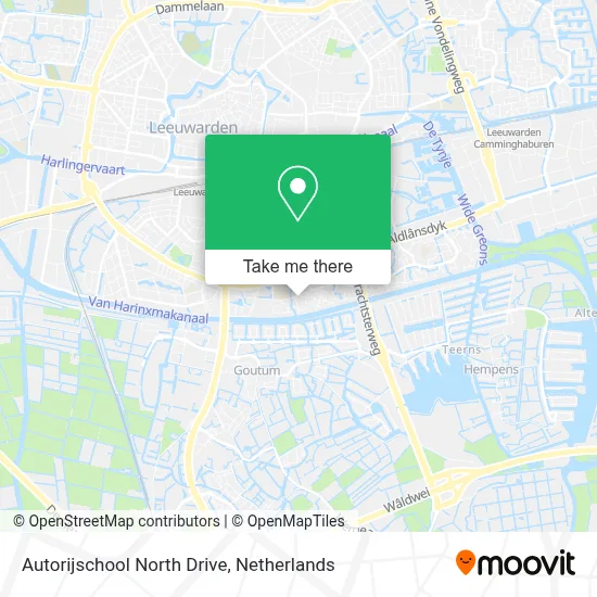 Autorijschool North Drive Karte