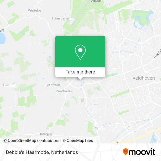 Debbie's Haarmode Karte