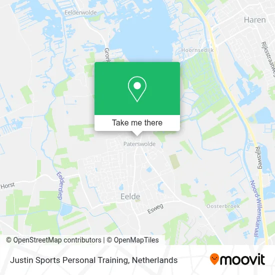 Justin Sports Personal Training map
