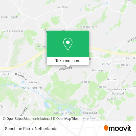 Zonnehoeve map