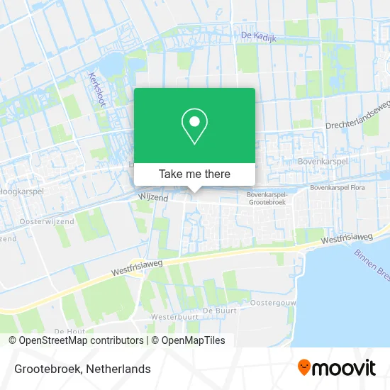 Grootebroek map