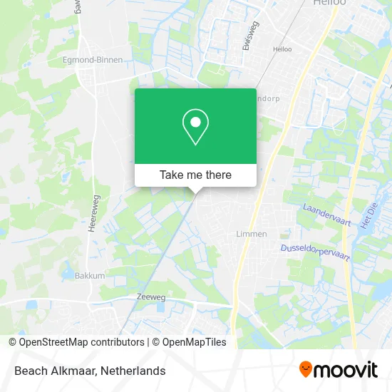 Beach Alkmaar map