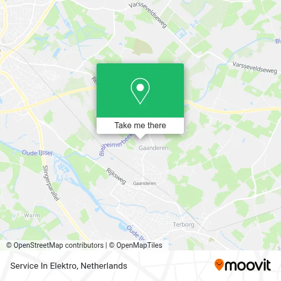 Service In Elektro map