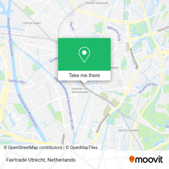 Fairtrade Utrecht map