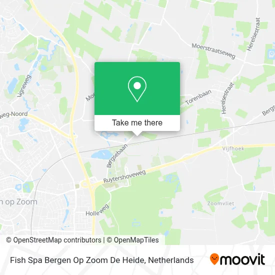 Fish Spa Bergen Op Zoom De Heide map
