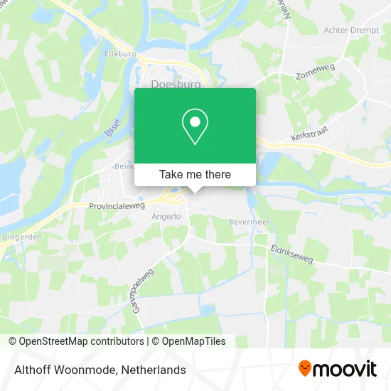 Althoff Woonmode map