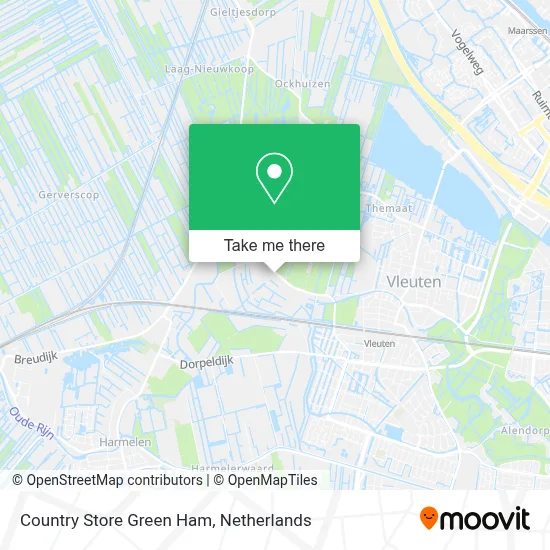 Country Store Green Ham map