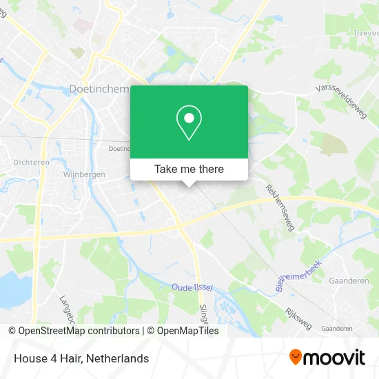 House 4 Hair map