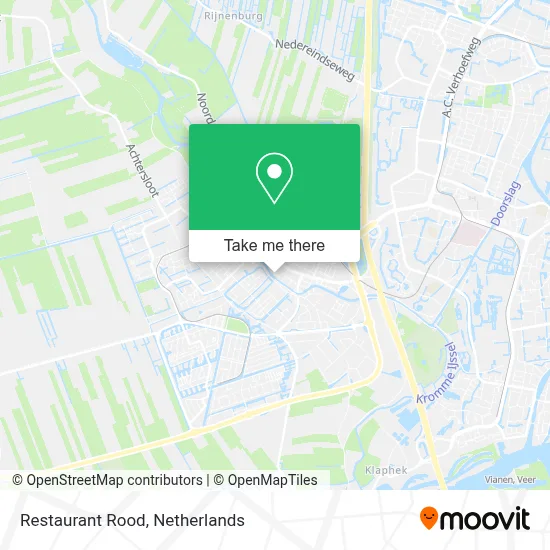 Restaurant Rood map