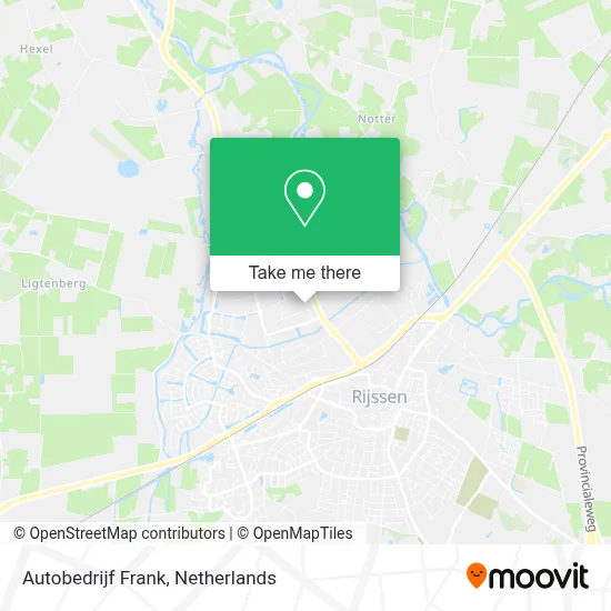 Autobedrijf Frank map