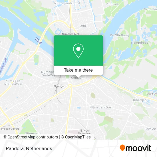 Pandora map