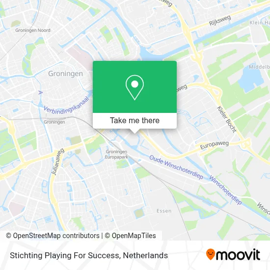 Stichting Playing For Success map