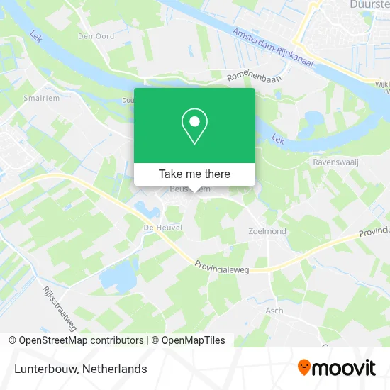 Lunterbouw map