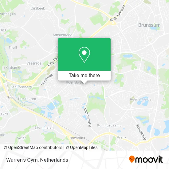 Warren's Gym map