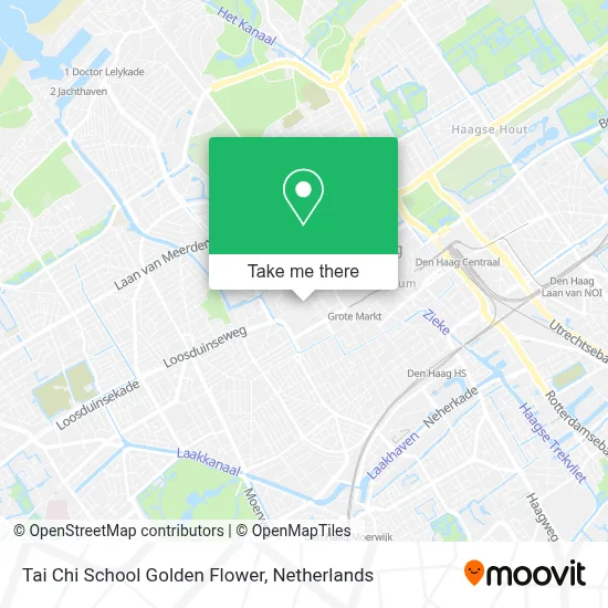 Tai Chi School Golden Flower map