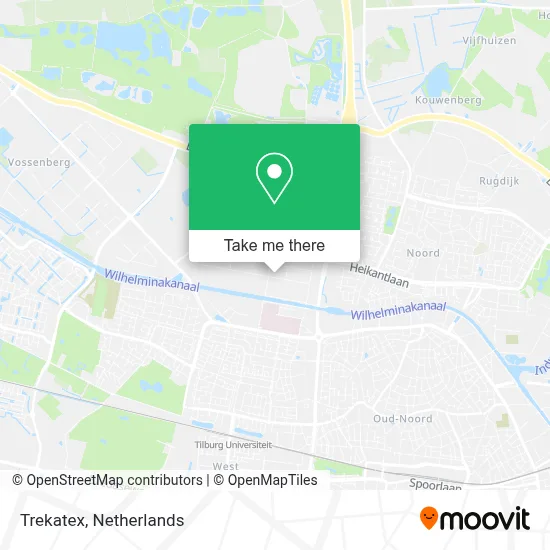 Trekatex map