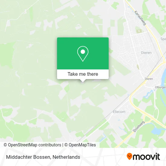 Middachter Bossen map