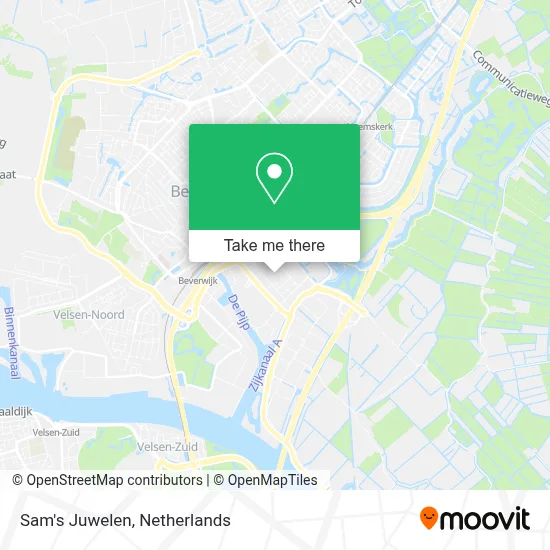 Sam's Juwelen map