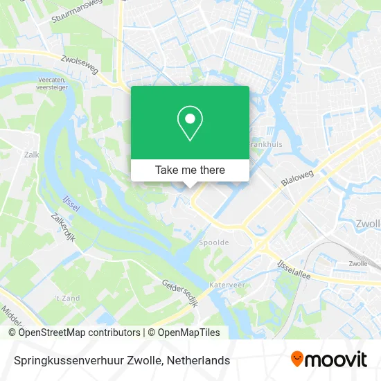 Springkussenverhuur Zwolle map