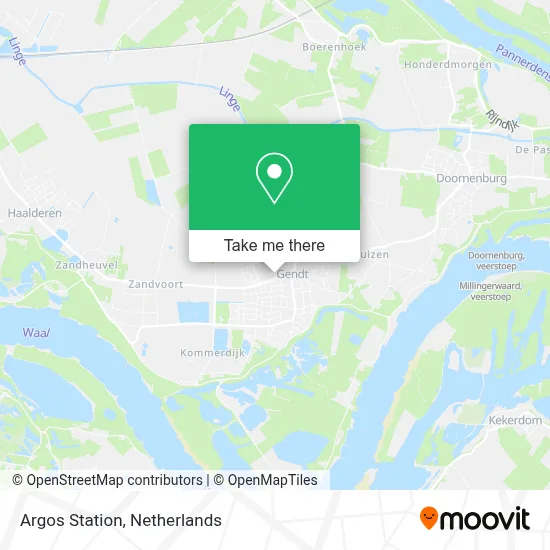 Argos Station map