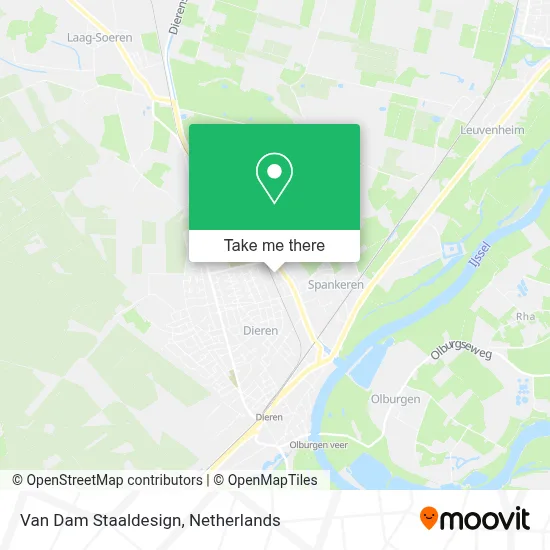 Van Dam Staaldesign map