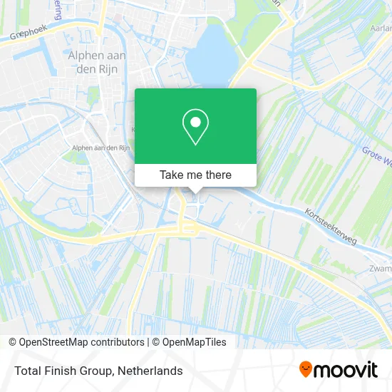 Total Finish Group map