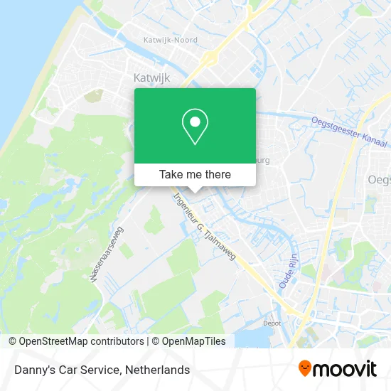 Danny's Car Service Karte