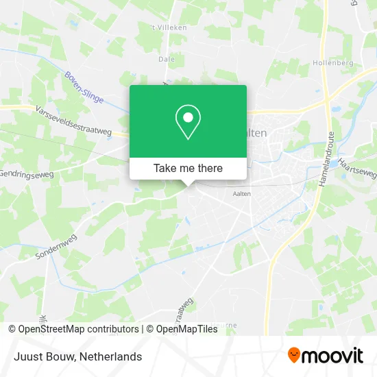 Juust Bouw map