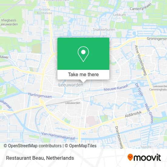 Restaurant Beau map