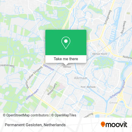 Permanent Gesloten map