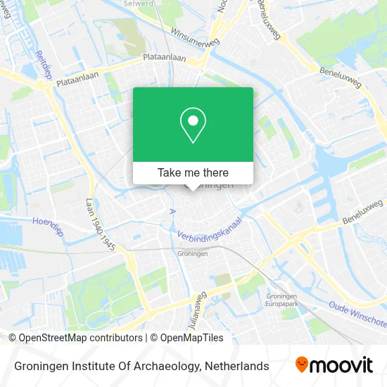 Groningen Institute Of Archaeology map
