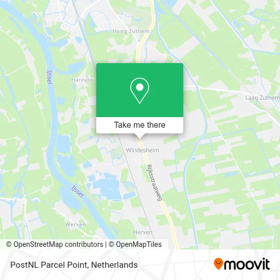 Postnl Pakketpunt map