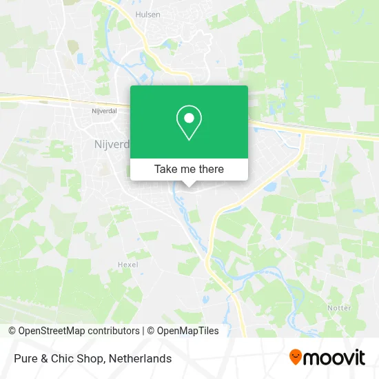 Pure & Chic Shop map