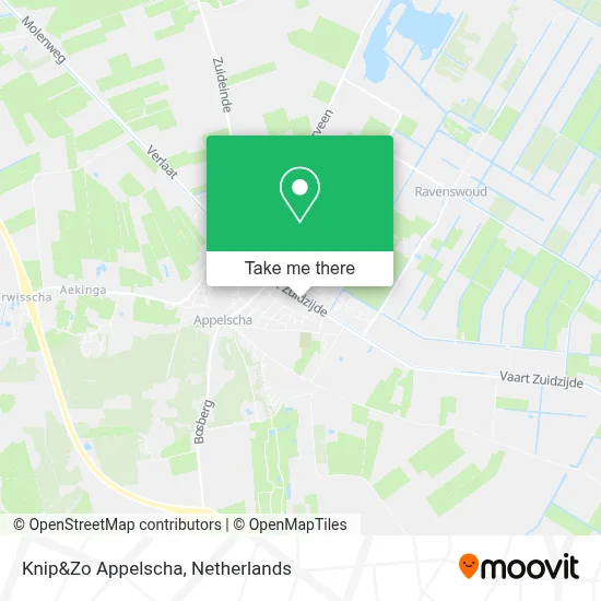 Knip&Zo Appelscha map