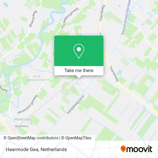 Haarmode Gea map