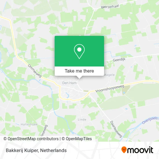 Bakkerij Kuiper map
