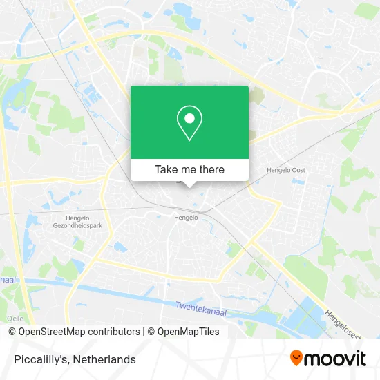 Piccalilly's map