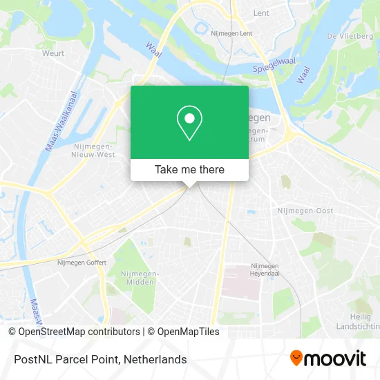 Postnl Pakketpunt map