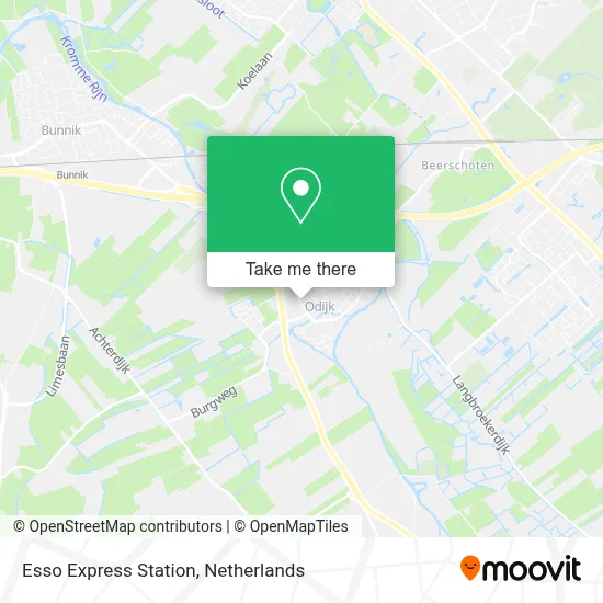 Esso Express Station map