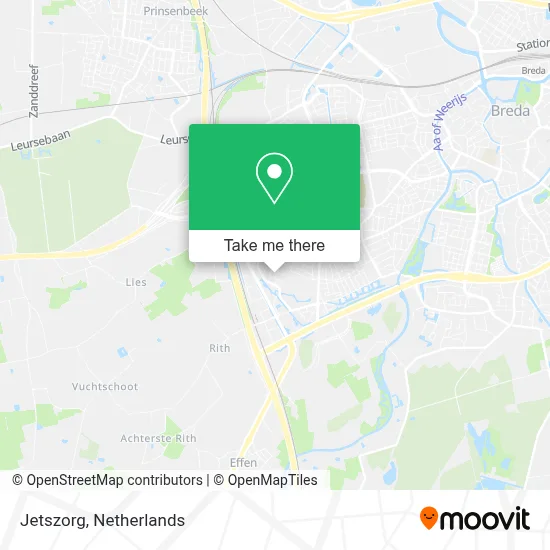 Jetszorg map