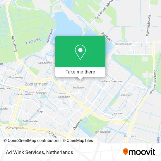 Ad Wink Services map