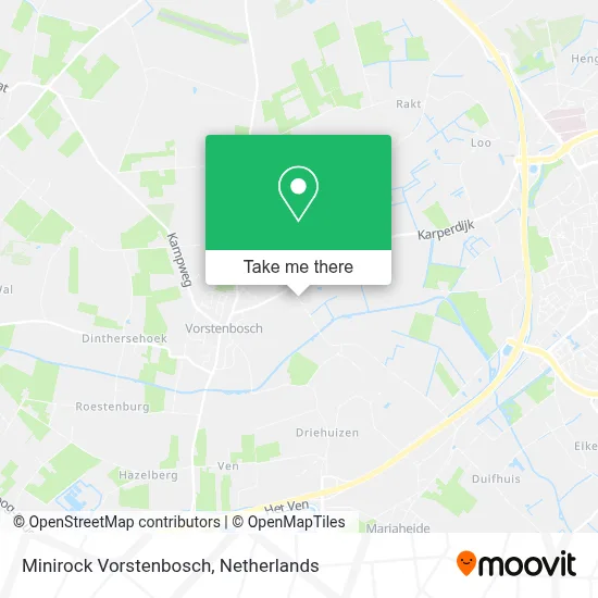 Minirock Vorstenbosch map