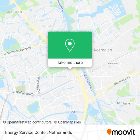 Energy Service Center map