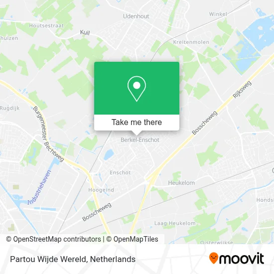 Partou Wijde Wereld map