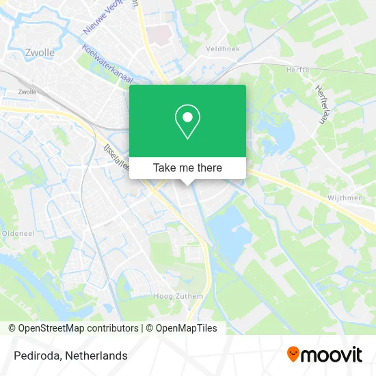 Pediroda map