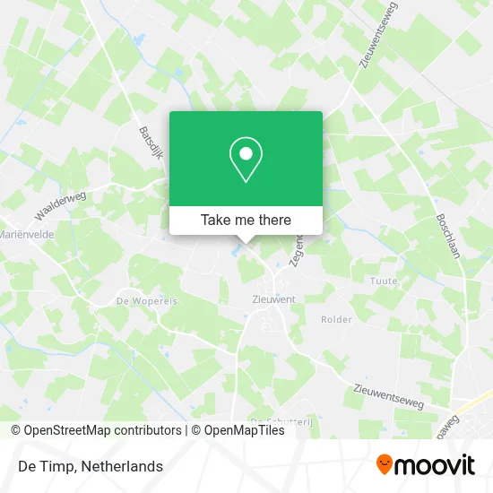 De Timp map