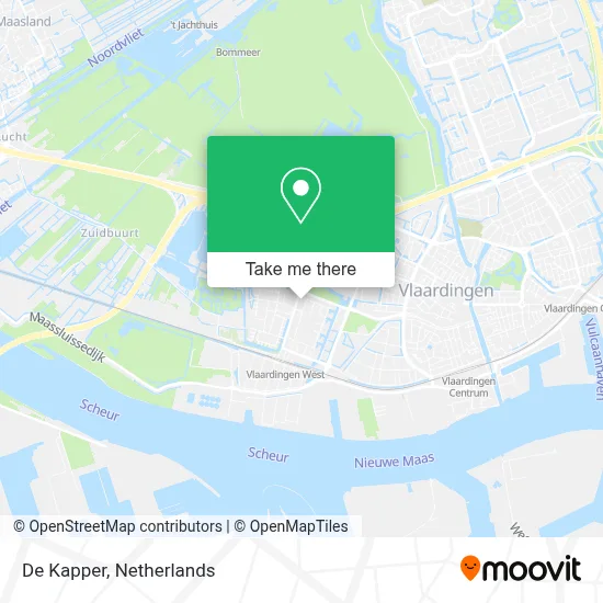 De Kapper map